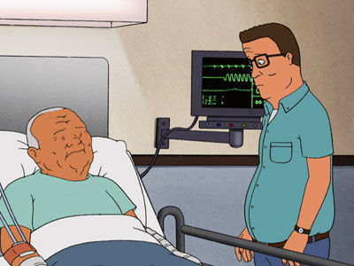 King of the Hill S12E5 Death Picks Cotton