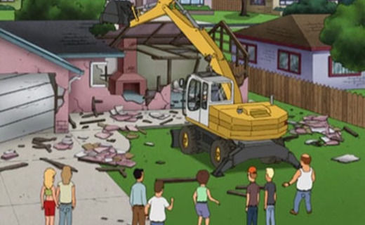 King of the Hill S13E3 Square-Footed Monster